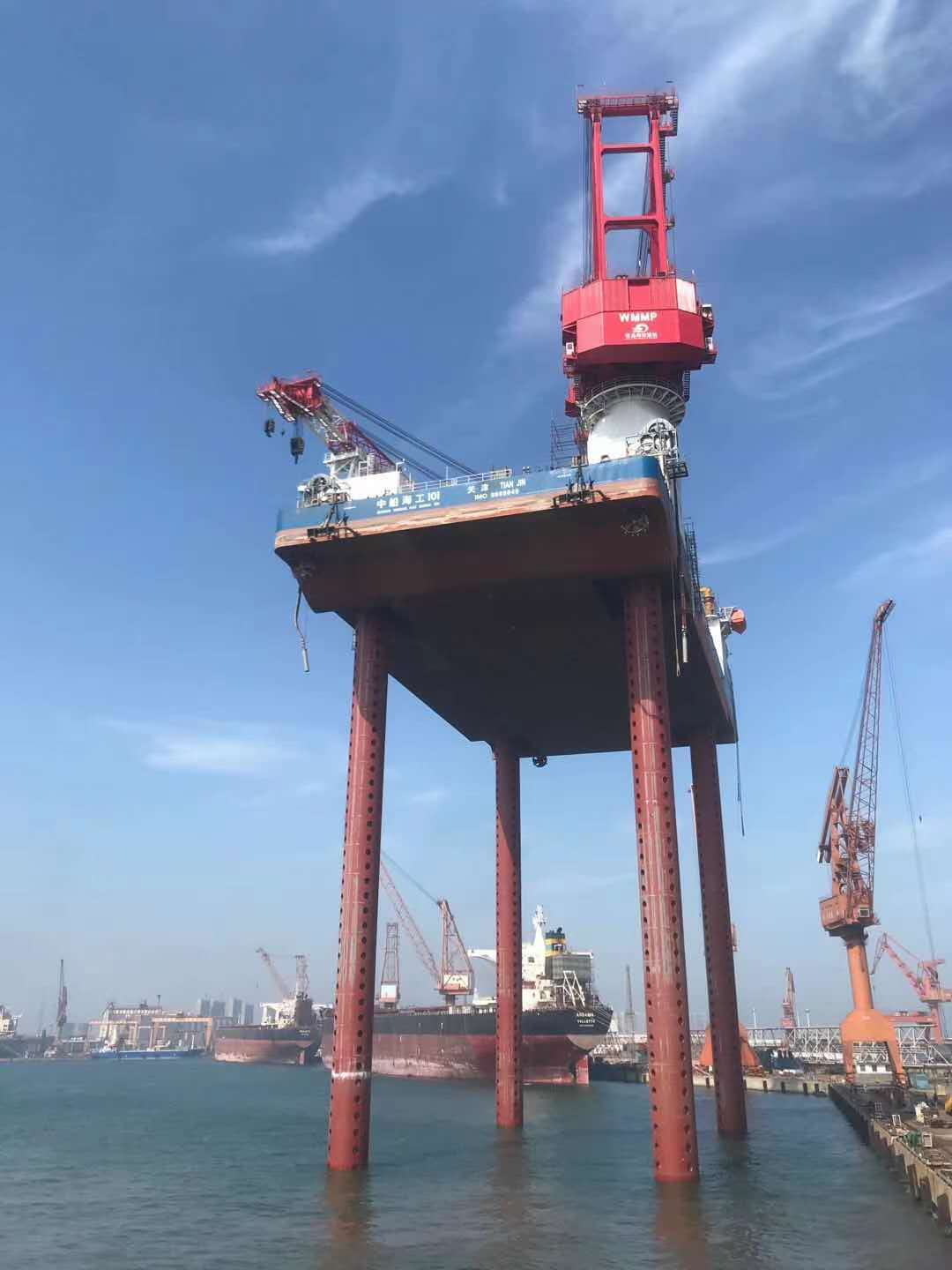 中船重工海底冲桩泵项目